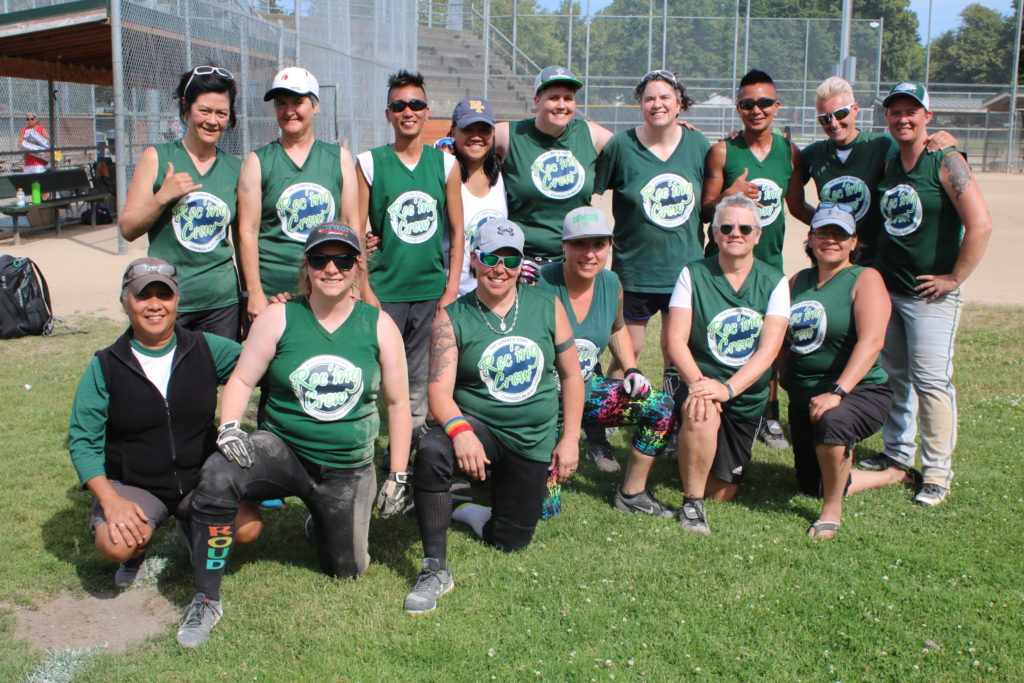 Rainbow city softball team photo